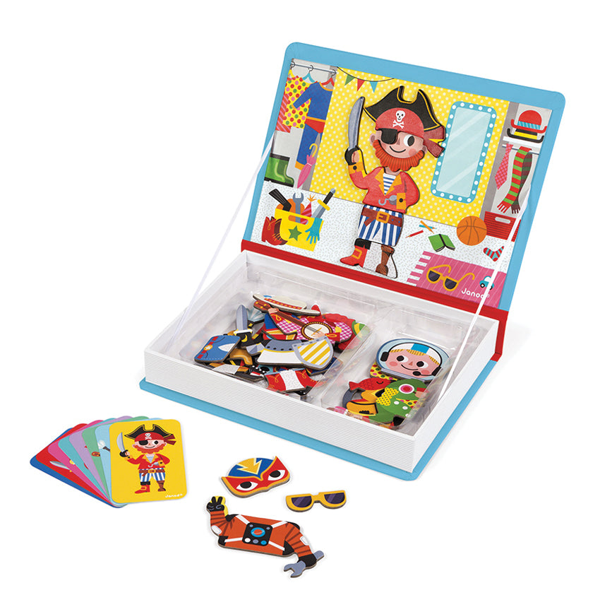 Boys Dress Up Magnetic Book