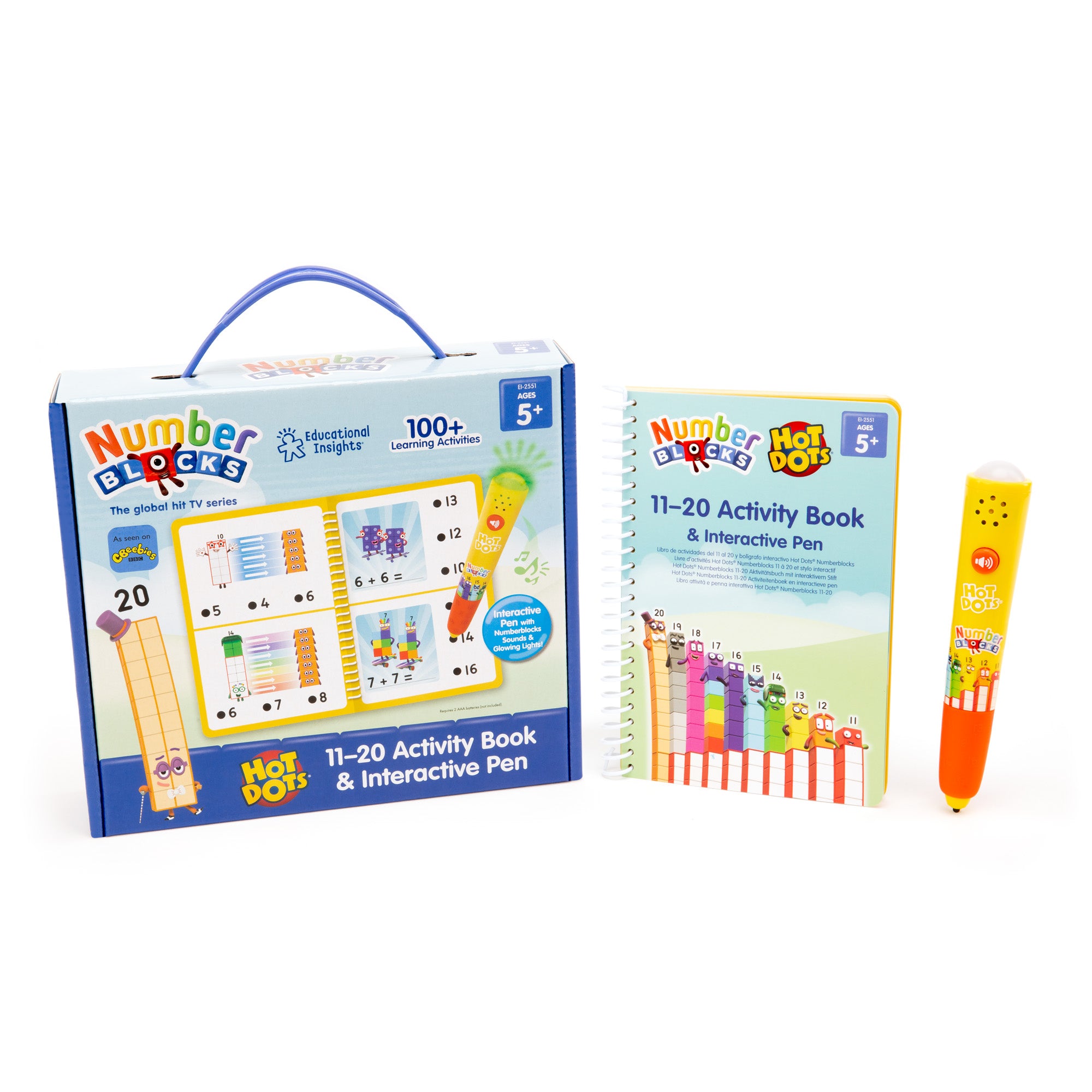 Numberblocks Hot Dots 11-20 Activity Book & Interactive Pen product photo