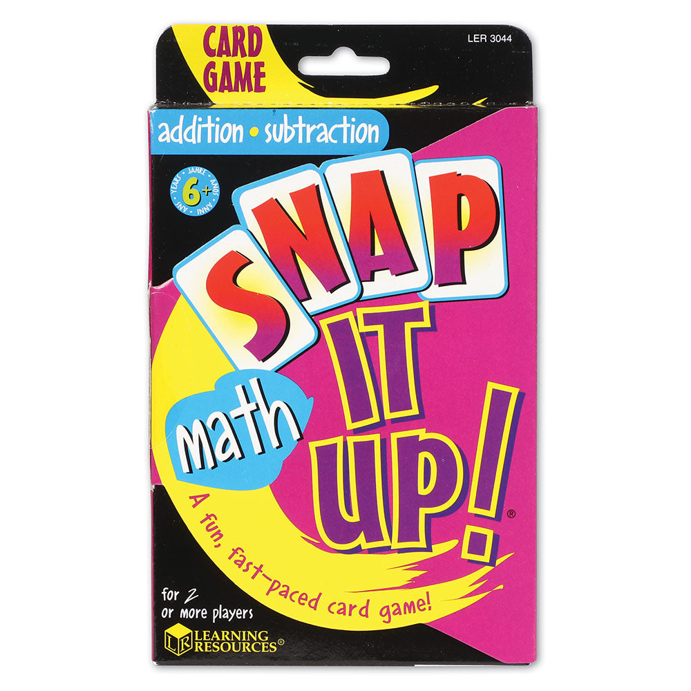 Snap It Up! Addition & Subtraction Card Game