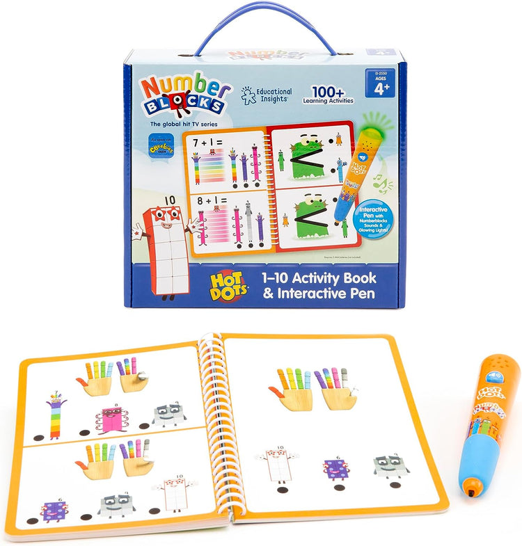 Numberblocks Hot Dots 1-10 Activity Book & Interactive Pen product photo