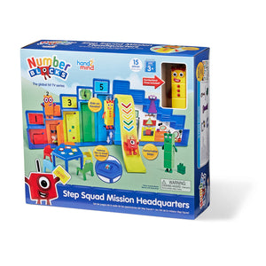 Numberblocks Step Squad Mission Headquarters in the packaging